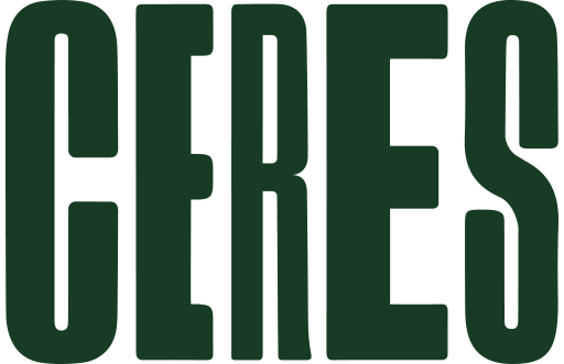 CERES logo dark green