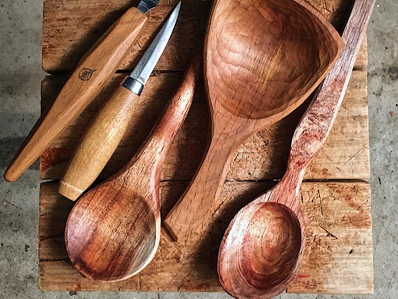 wooden spoon carving